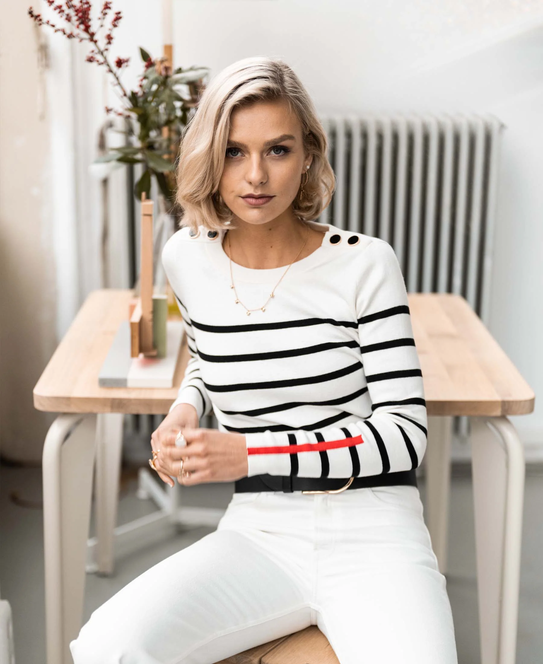 Bretonse trui L'ELISA Ivoor- zwart - Image 3