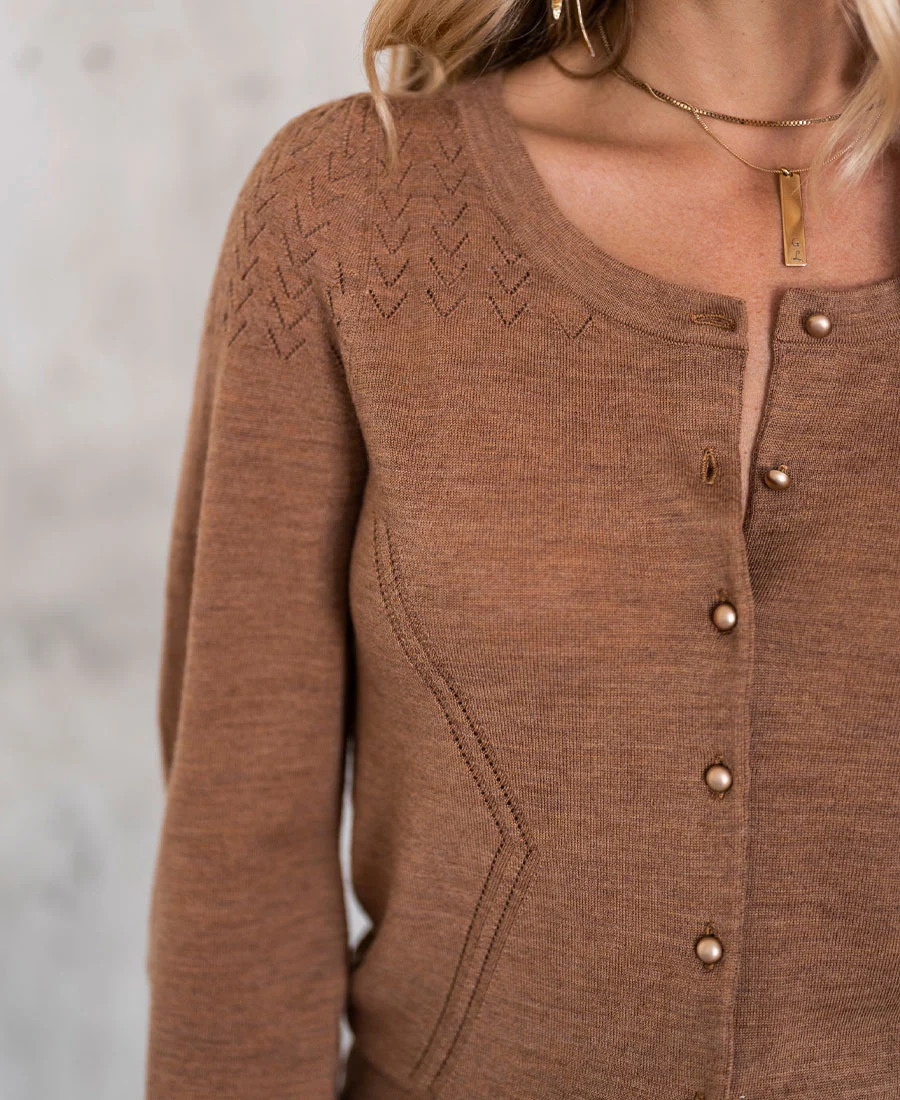 Vestje LA FRAGANCE Chai Tea - Goud - Image 11