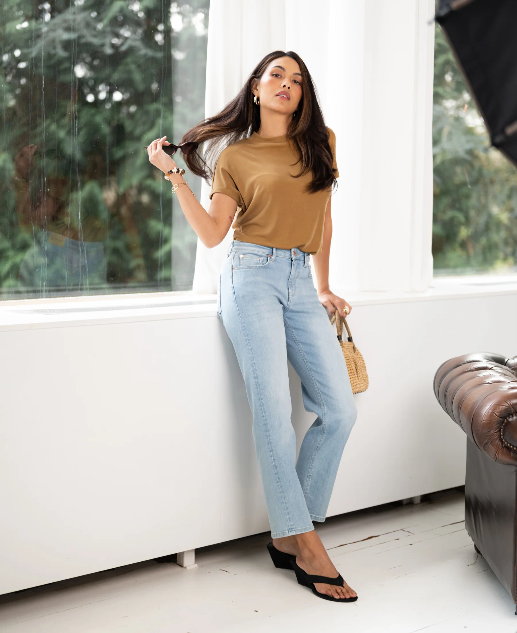 Rib coltop LA PIERRE Goudgeel - Image 4